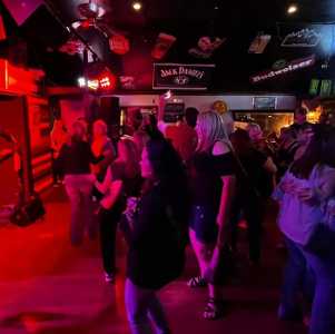 people dancing in a nightclub
